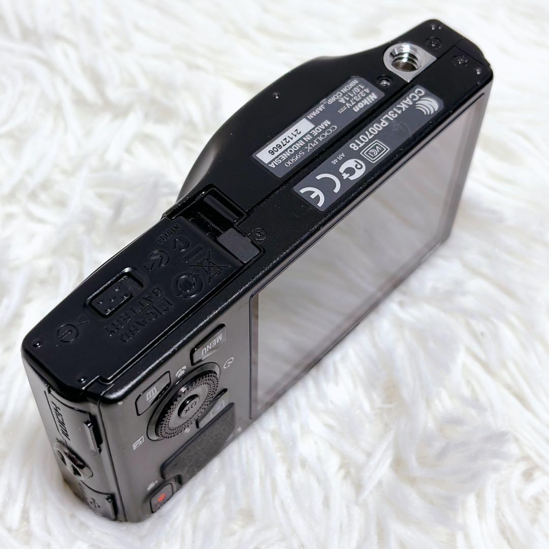 正常動作✨NIKON COOLPIX S9500 コンデジ Wi-Fi ブラック