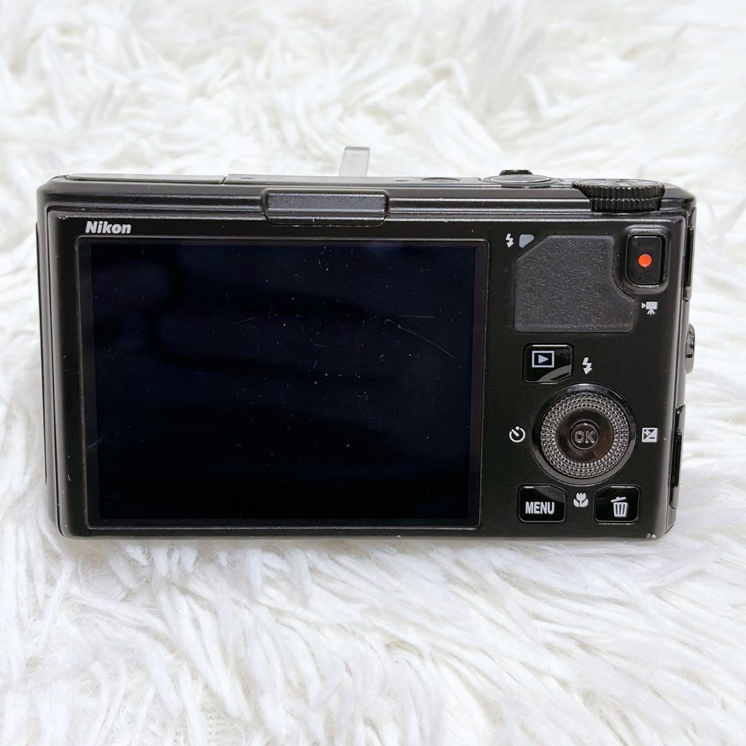 正常動作✨NIKON COOLPIX S9500 コンデジ Wi-Fi ブラック