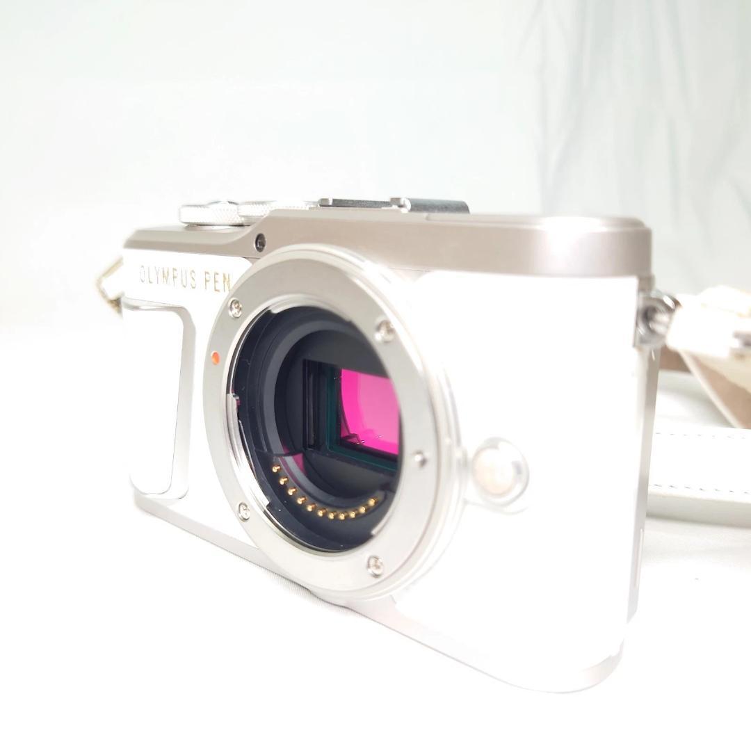 オリンパス E-PL9 白 OLYMPUS シャッター429回　動作OK