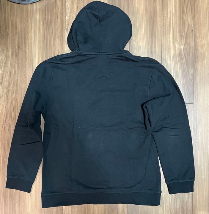 KENZO タイガー刺繍 パーカー ネオン　ブラック L