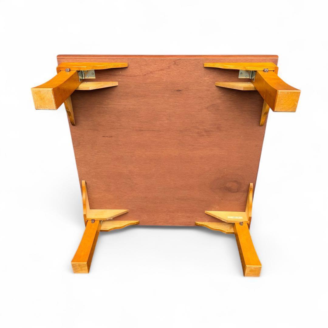 折りたたみ座卓　木製　正方形　テーブル ちゃぶ台　収納　祭事　高級