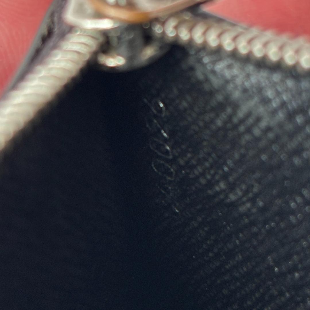 美品 ルイヴィトン ポシェット・クレ エピレザー ケース ブラック