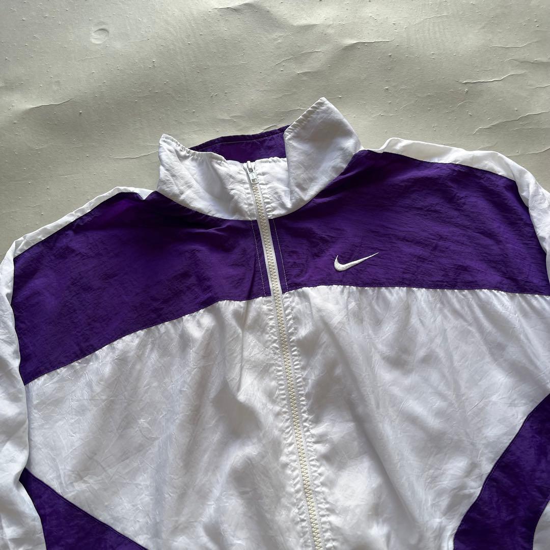 90's NIKE バイカラー ナイロンジャケット