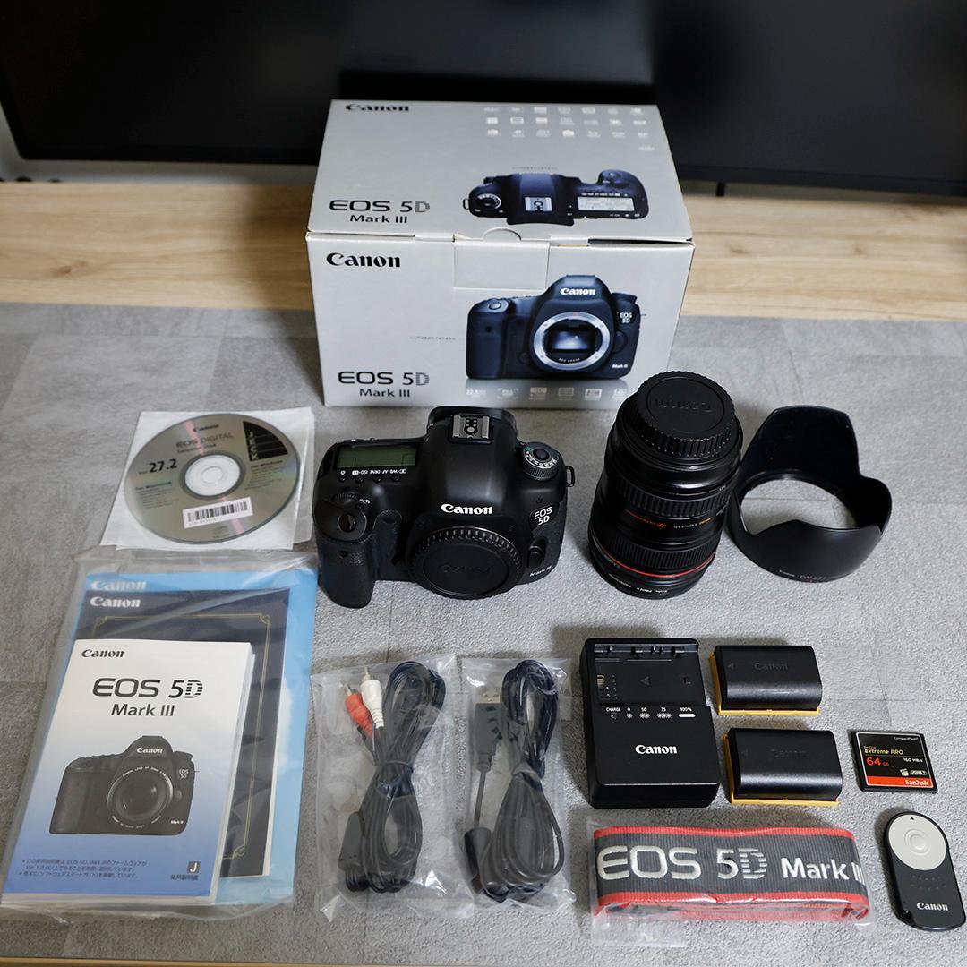 【美品】EOS 5D Mark III + EF24-105mm F4L