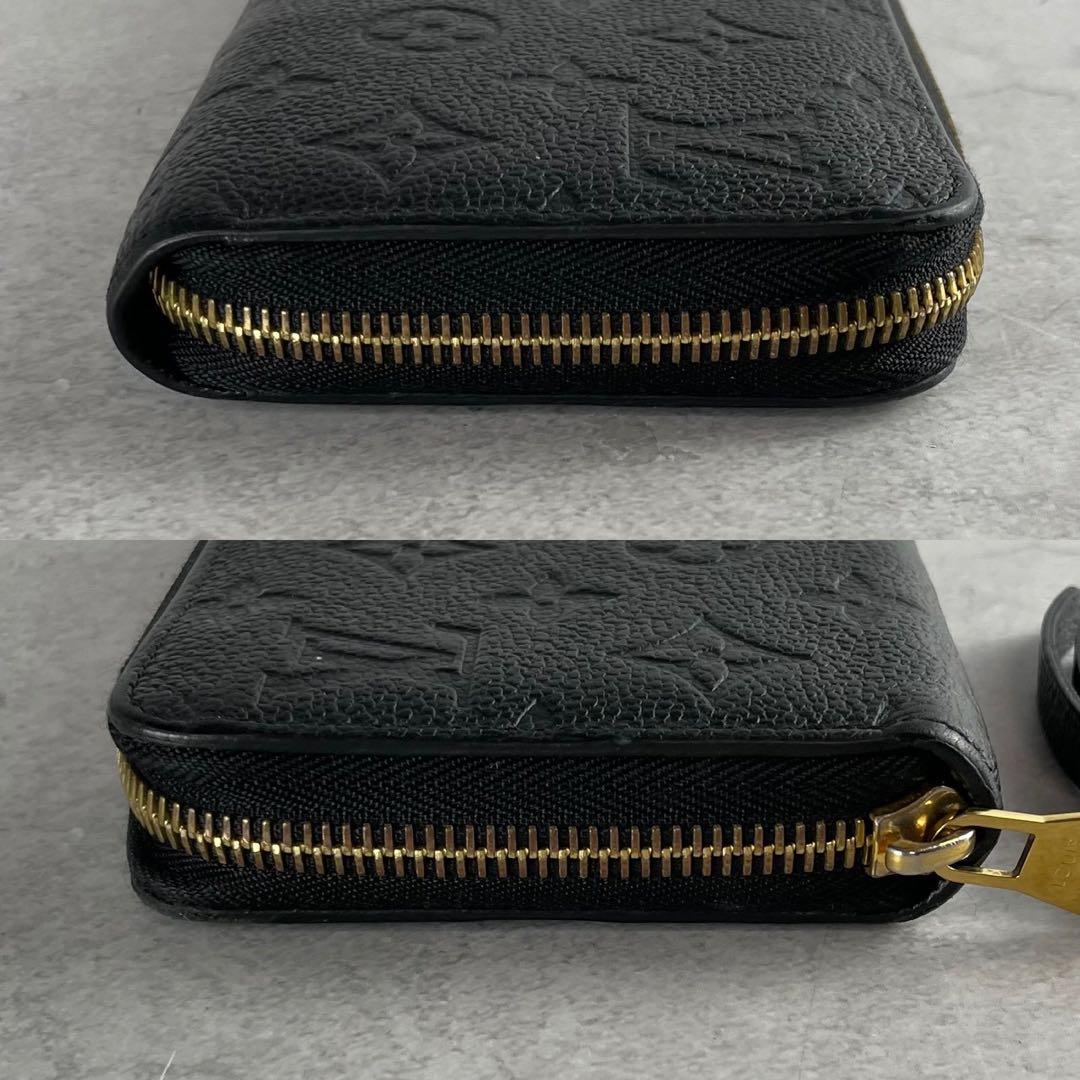【極美品】ルイヴィトン 長財布 アンプラント クレマンス ブラック
