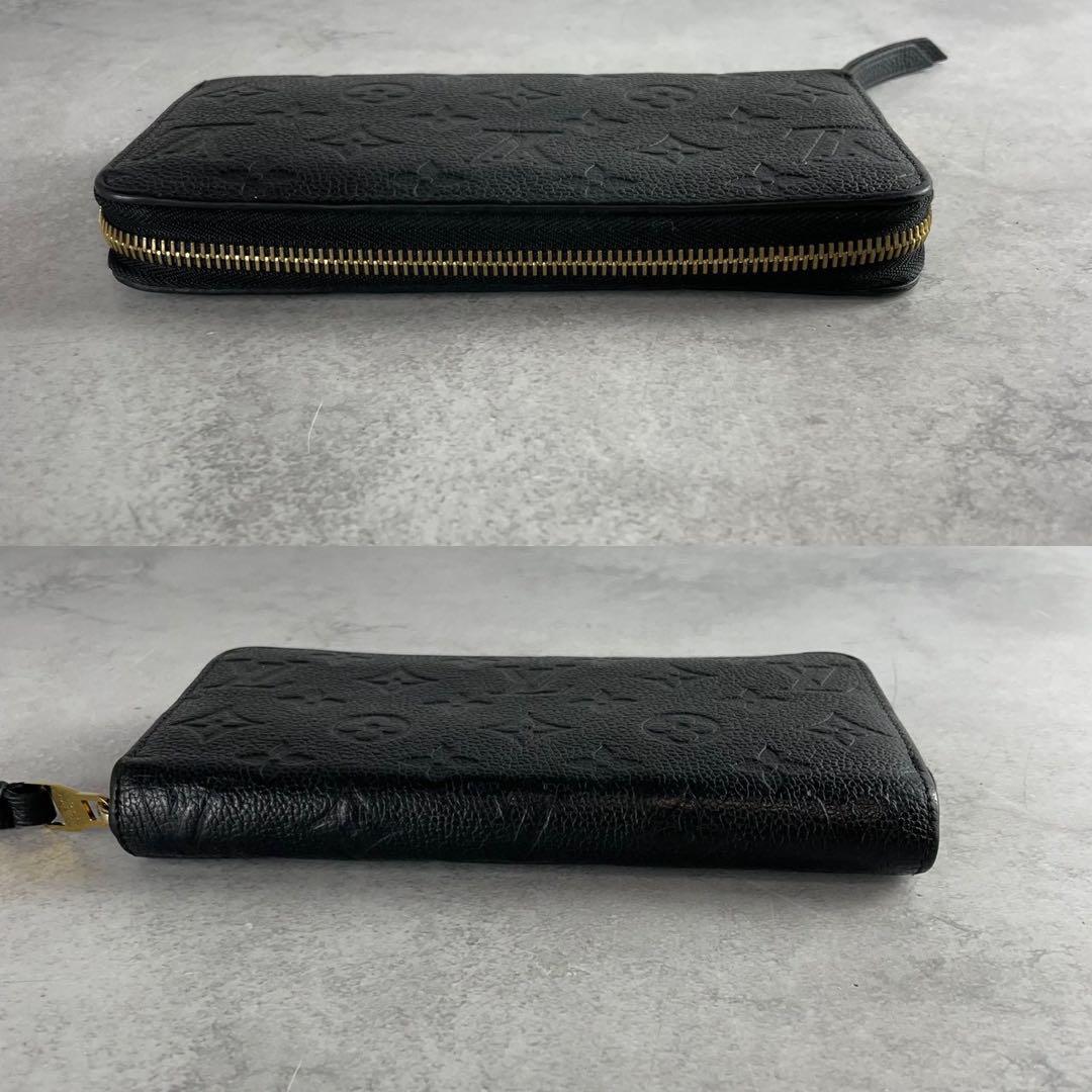 【極美品】ルイヴィトン 長財布 アンプラント クレマンス ブラック