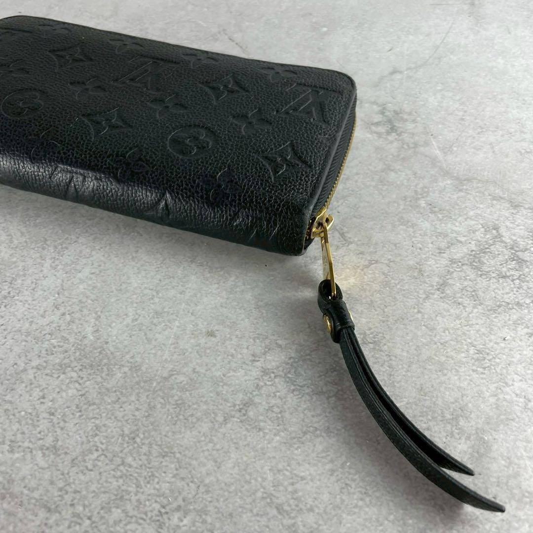 【極美品】ルイヴィトン 長財布 アンプラント クレマンス ブラック