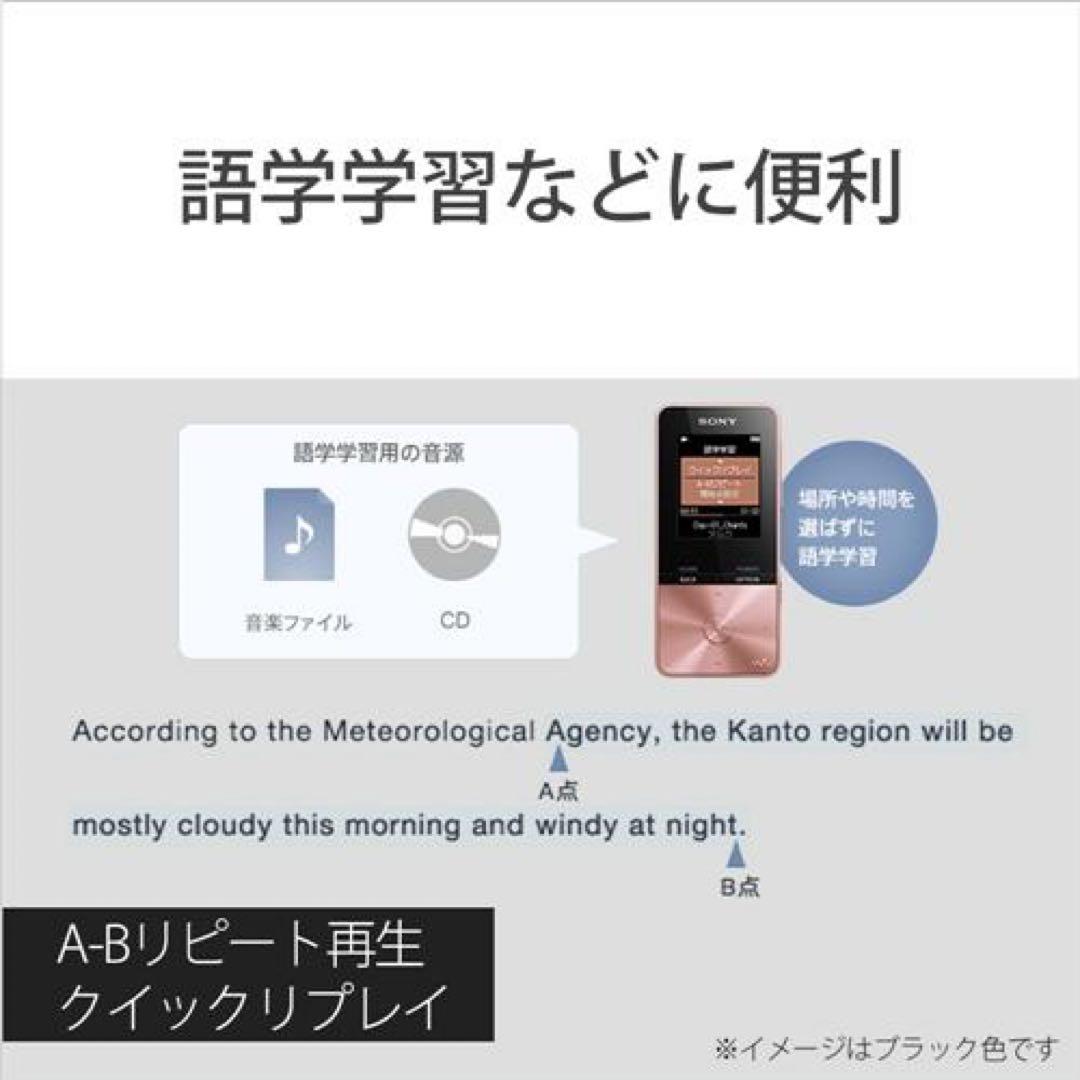 SONYソニーウォークマンNW-S315 ブラック16GB新品 未使用