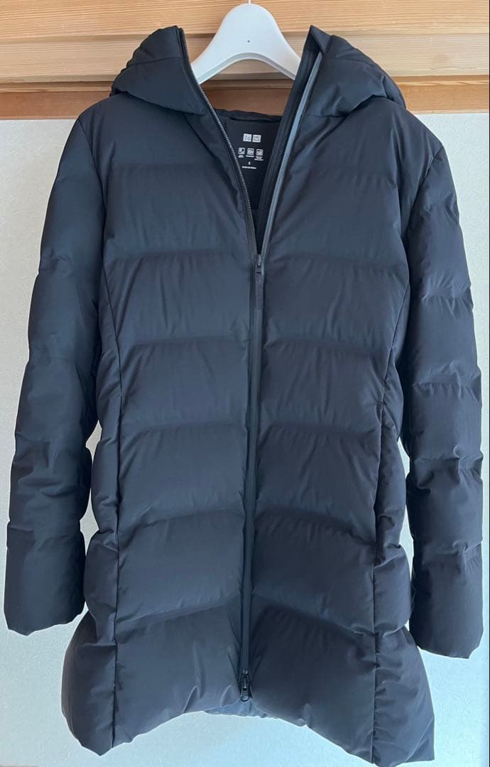 ユニクロ／シームレスダウンショートコート／レディースS