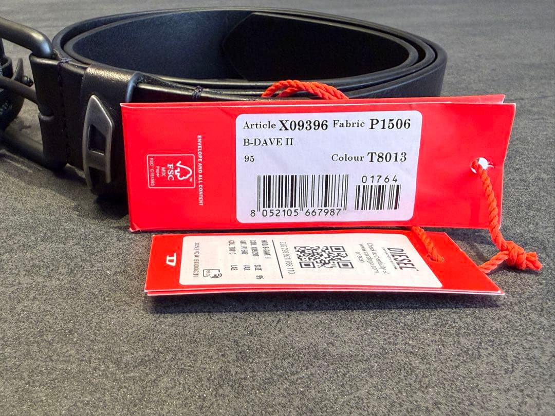 【新品】ディーゼル B-DAVE Ⅱ X09396 ベルト サイズ95
