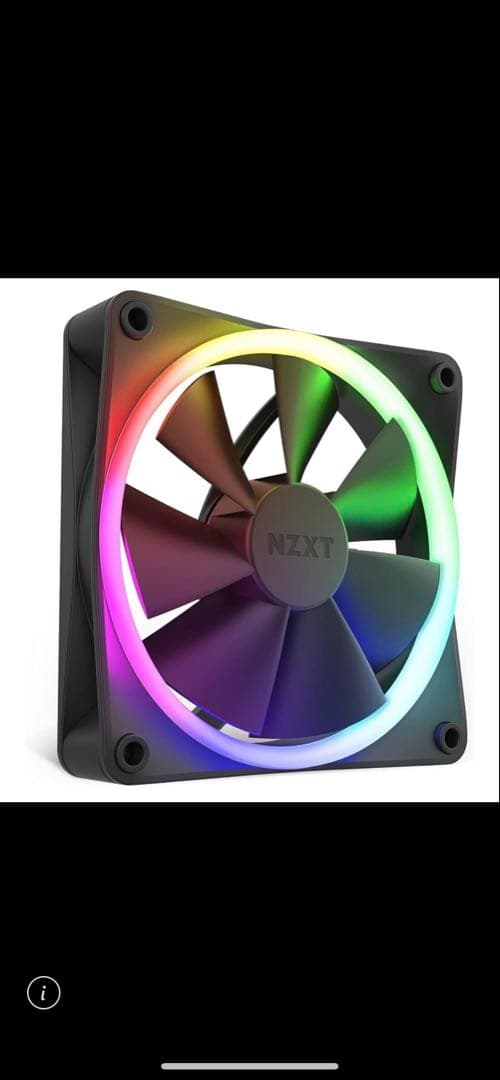 NZXT 120mm RGBファンとコントローラーセット