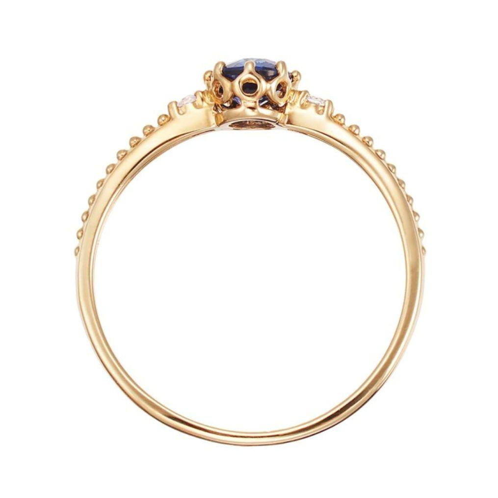 ジュエリーツツミ 10金YGサファイアリング