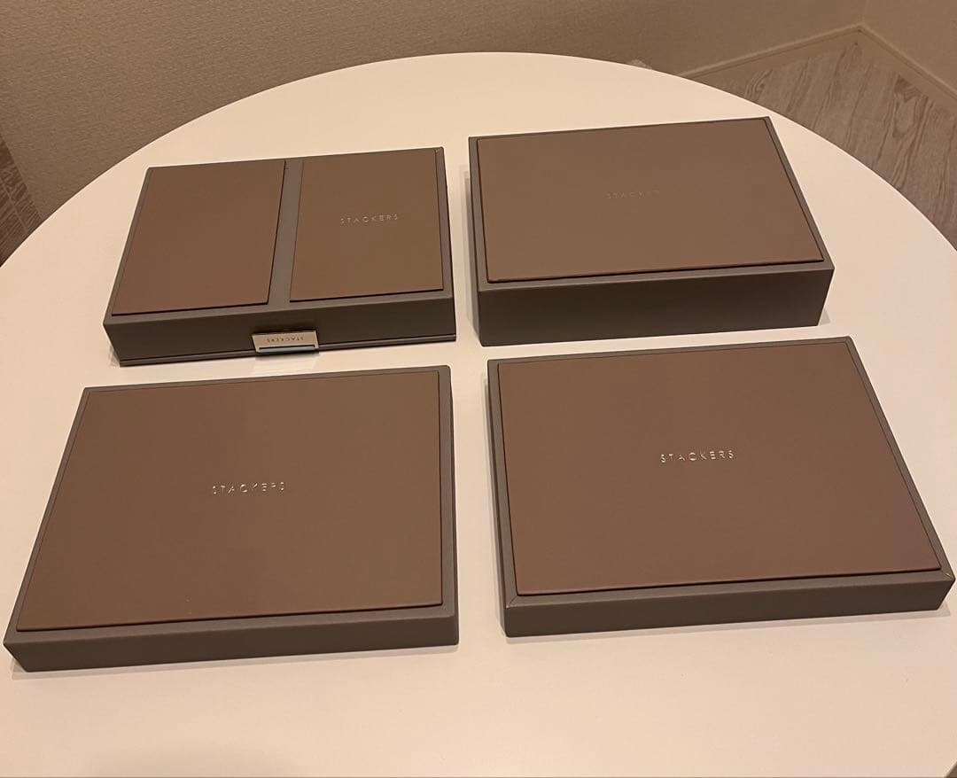 STACKERS ジュエリーボックス　グレー　ミントグリーン