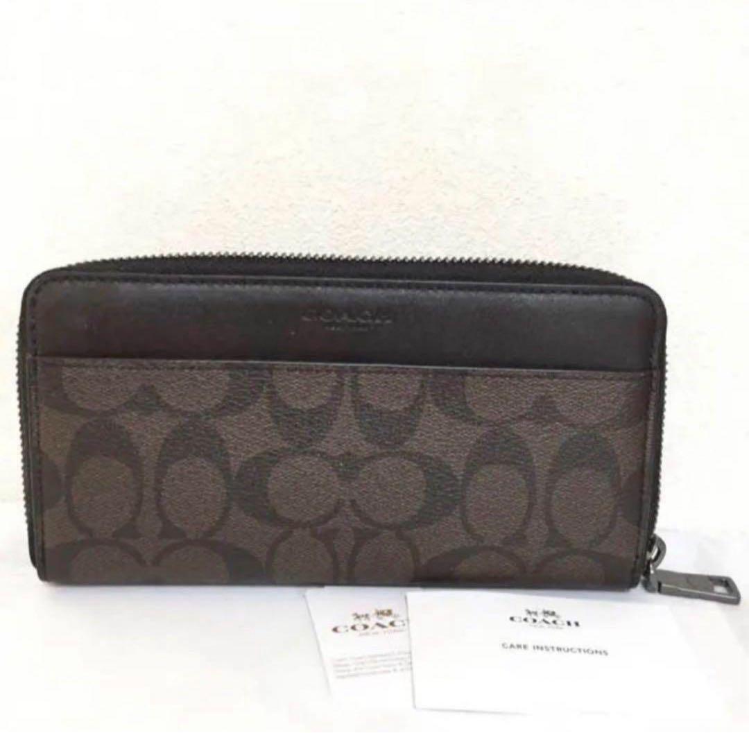 正規品★新品・未使用！コーチCOACH 長財布シグネチャー柄F58112