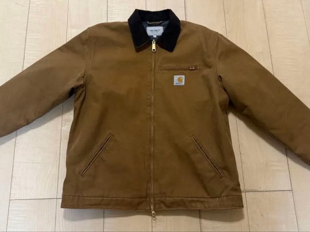 Carhartt WIP デトロイトジャケット ブラウン Lサイズ