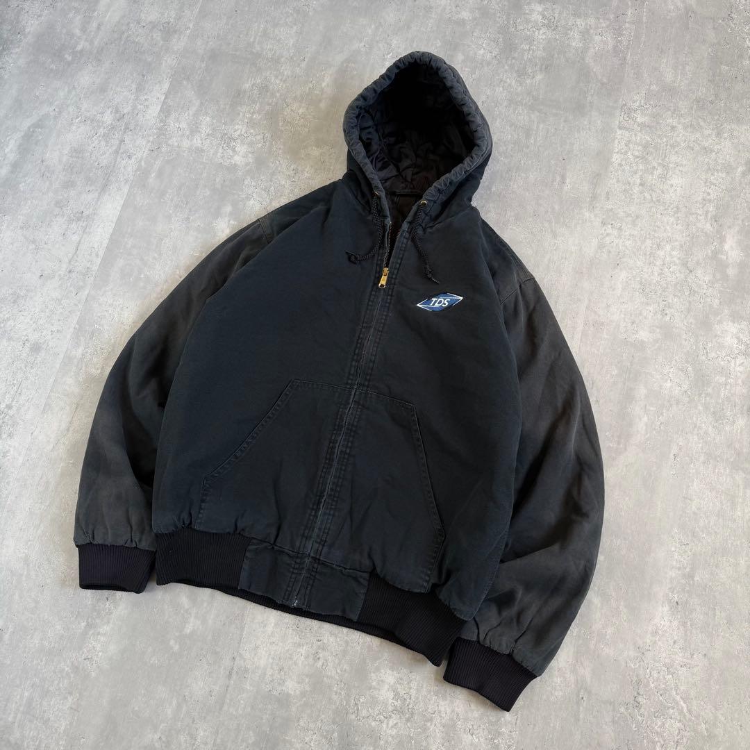 80~90s ノーブランド ダックジャケット グッドフェード M キルティング