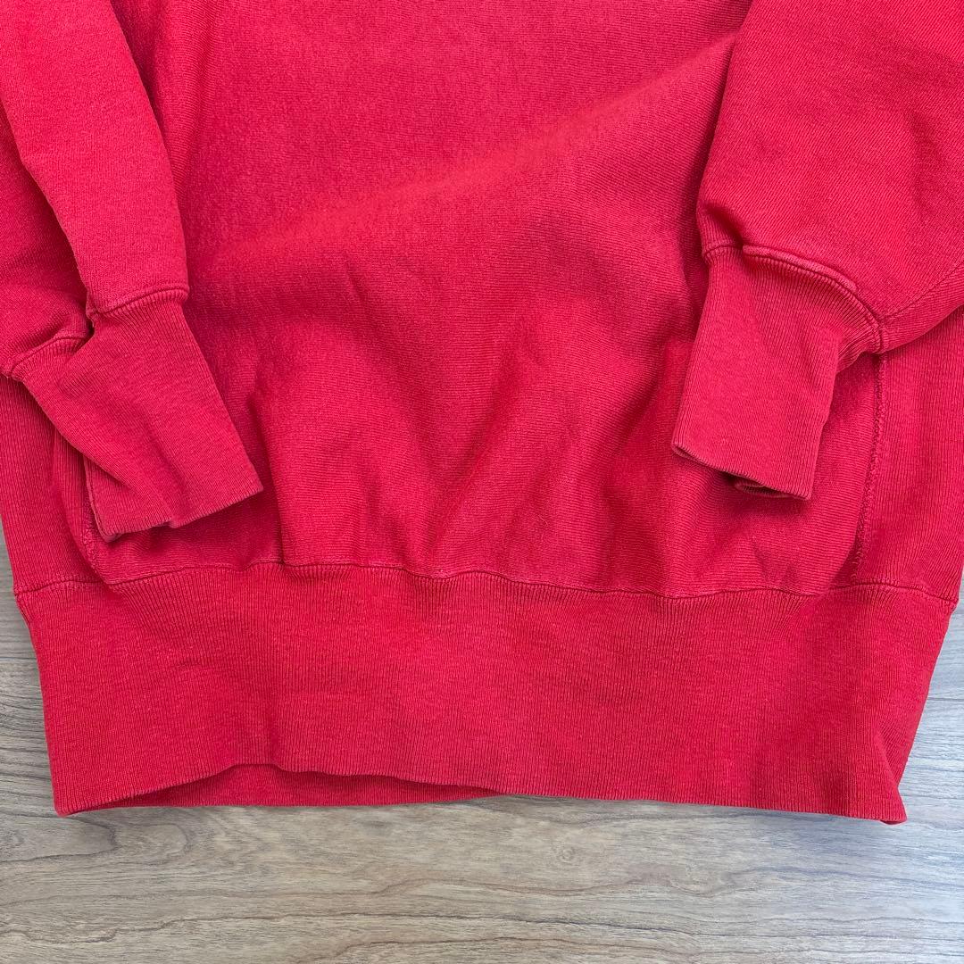 日*和様 【美品】90s チャンピオン　リバースウィーブ　XL 赤 レッド