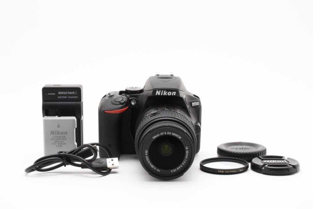 美品 ニコン　Nikon D5500 18-55 S数3070回 1145