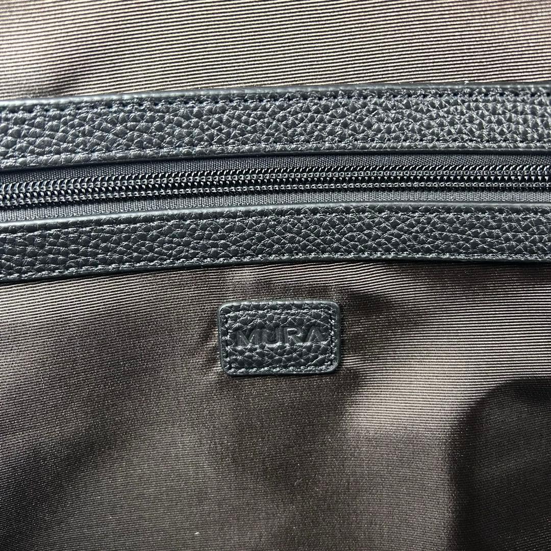 【新品未使用】MURA ビジネスバッグ レザー 2way A4可能