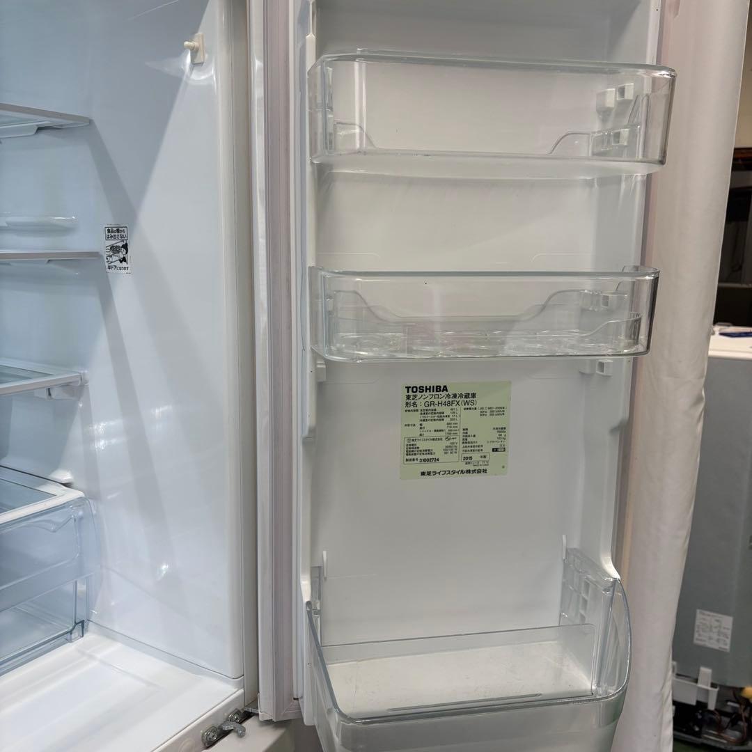 813❤️冷蔵庫　東芝　大型　400-500ℓ　中古　安い　設置無料　フレンチドア