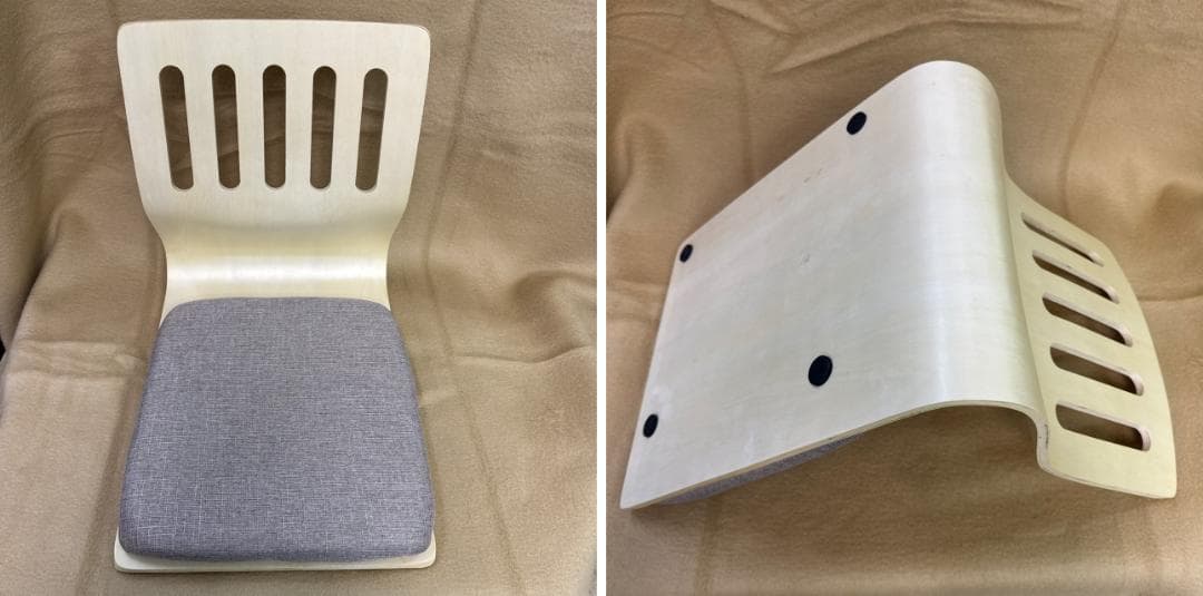 ★曲木　座椅子　9脚SET　クッション付　和室座椅子