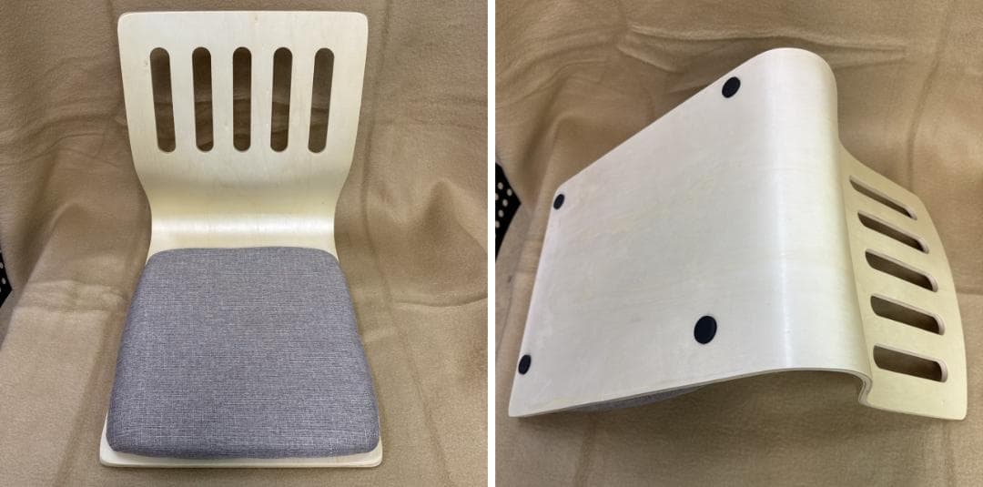 ★曲木　座椅子　9脚SET　クッション付　和室座椅子