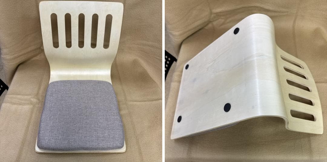 ★曲木　座椅子　9脚SET　クッション付　和室座椅子