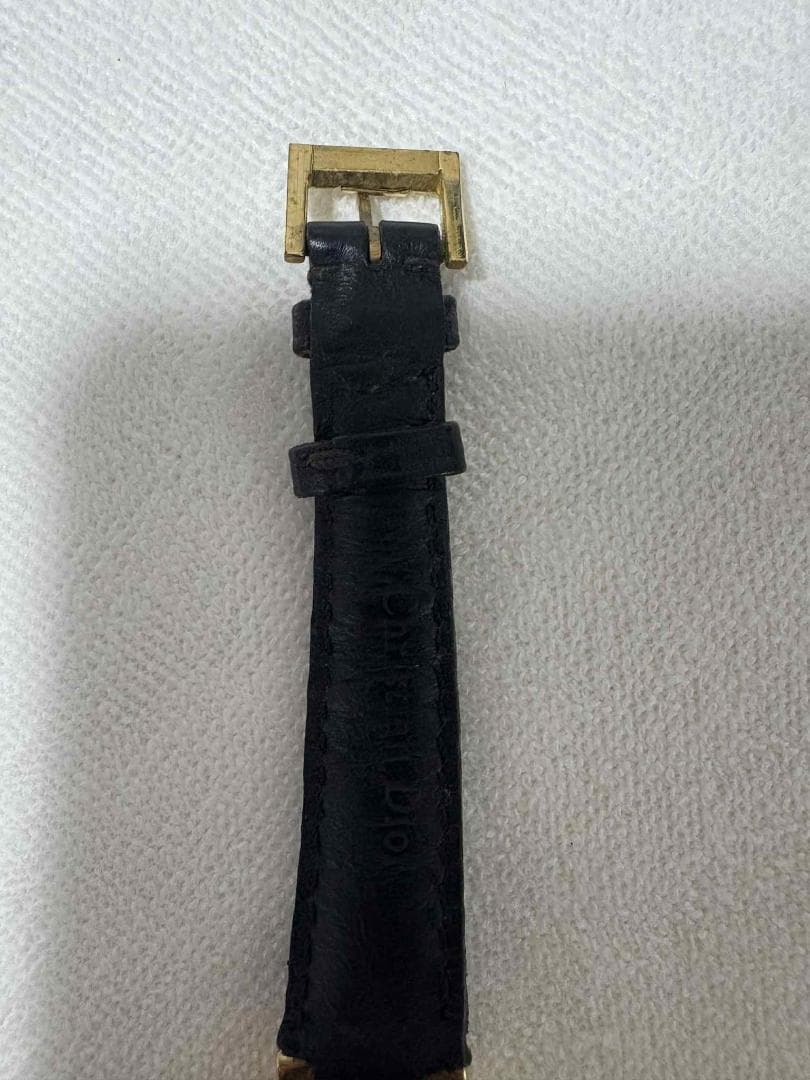 Dior 腕時計 黒レザー