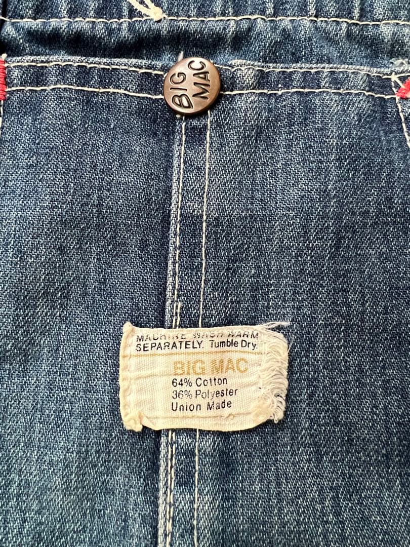 BIG MAC ビッグマック デニム オーバーオール ビンテージ