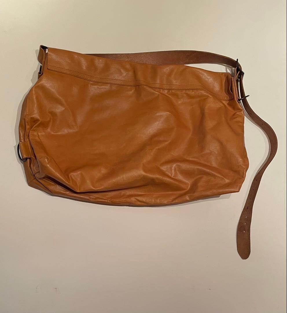 SUNSEA サンシー ビッグメッセンジャーバッグ レザー 1点物