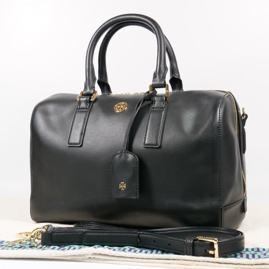 極美品✨Tory Burch ミニボストン ショルダーバッグ 2way レザー