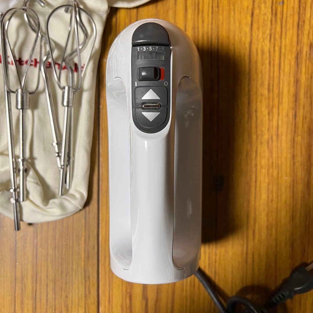 KitchenAid 9段階変速ハンドミキサー キッチンエイド ホワイト
