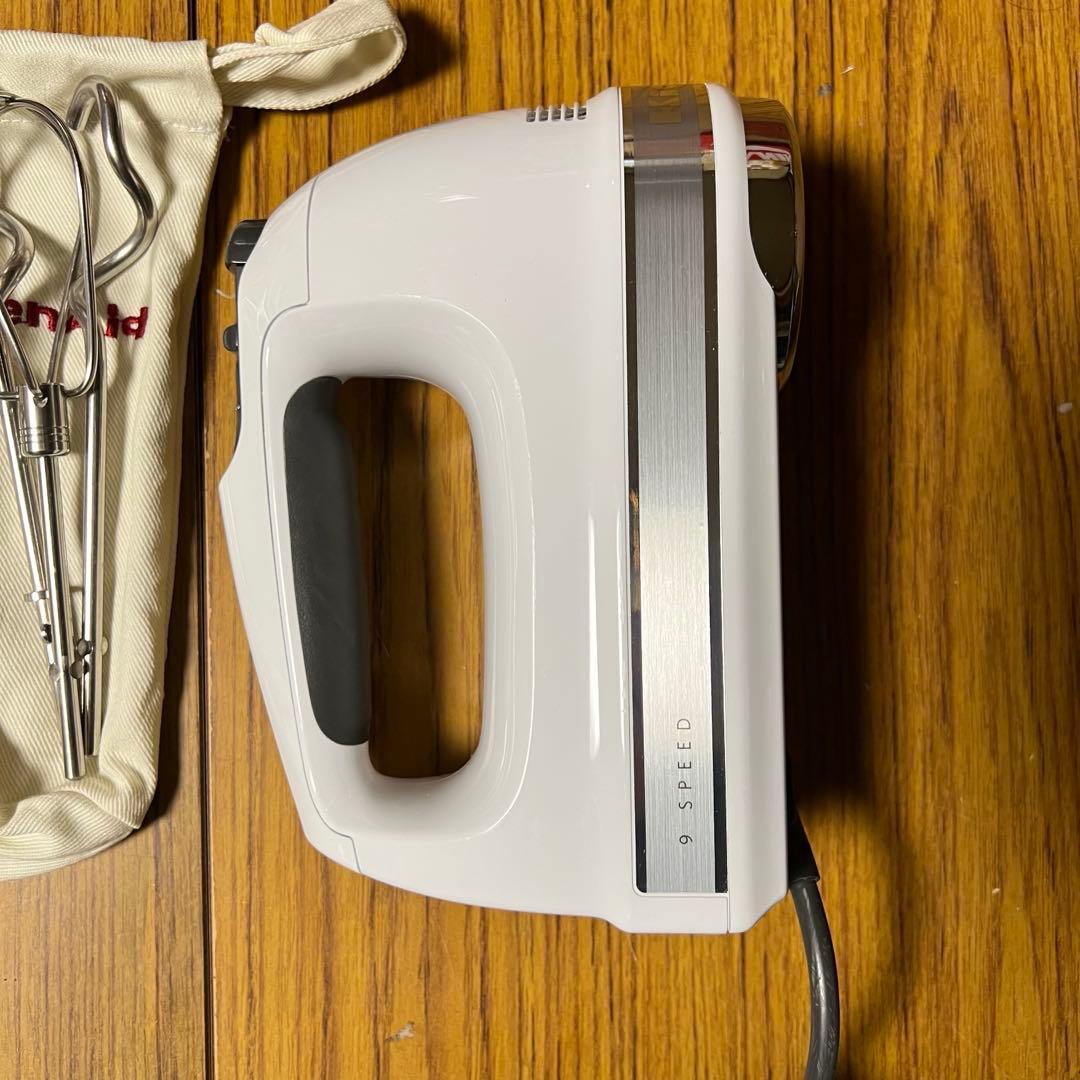 KitchenAid 9段階変速ハンドミキサー キッチンエイド ホワイト
