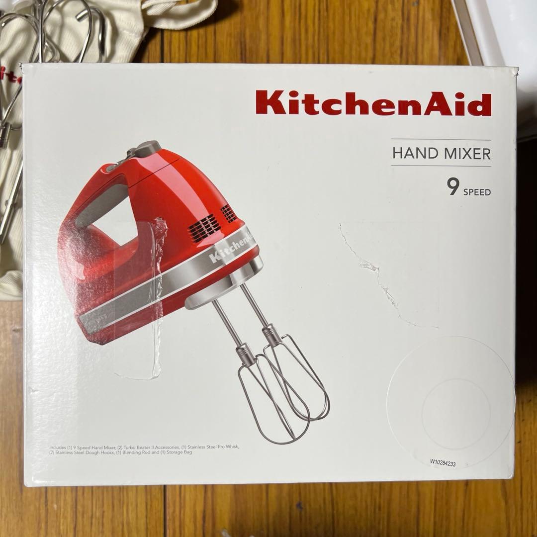 KitchenAid 9段階変速ハンドミキサー キッチンエイド ホワイト