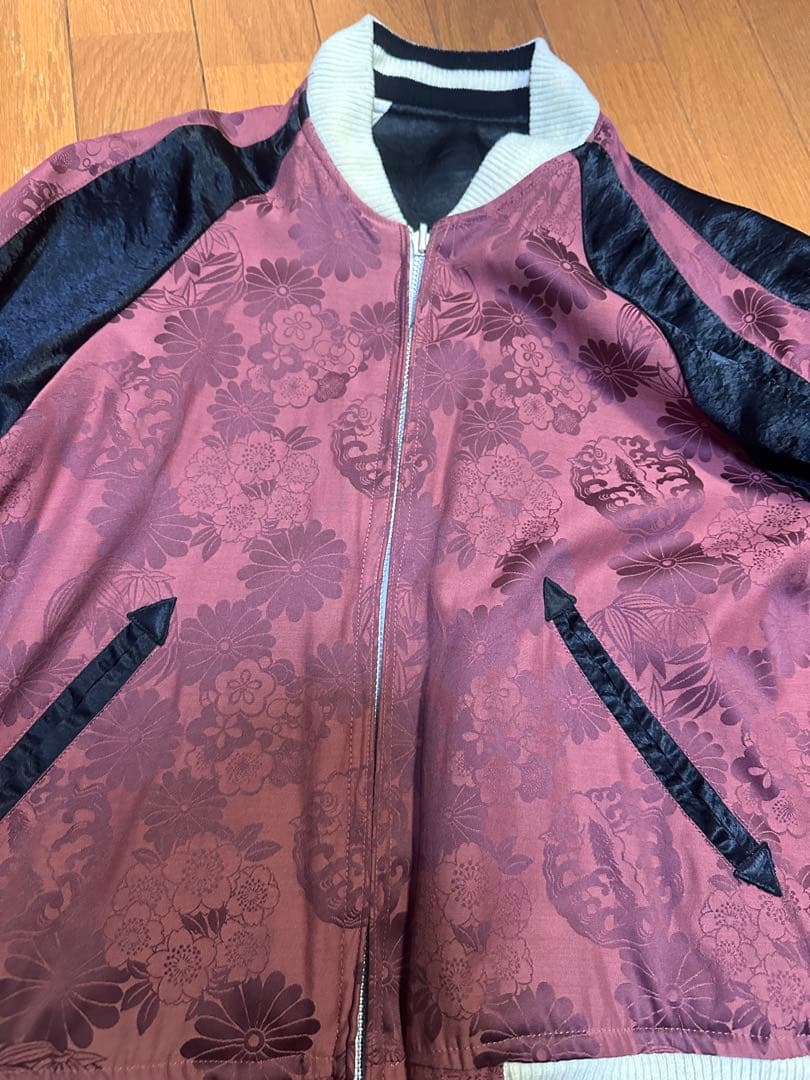 ドライボーンズ　スカジャン　リバーシブル