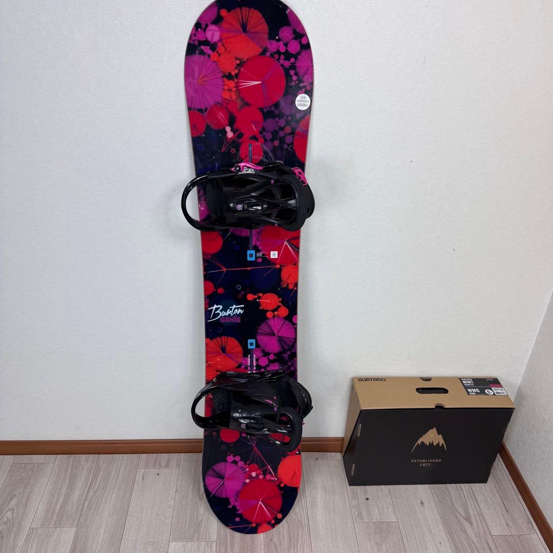 専用BURTON GENIEレディース スノーボード 138cm セット