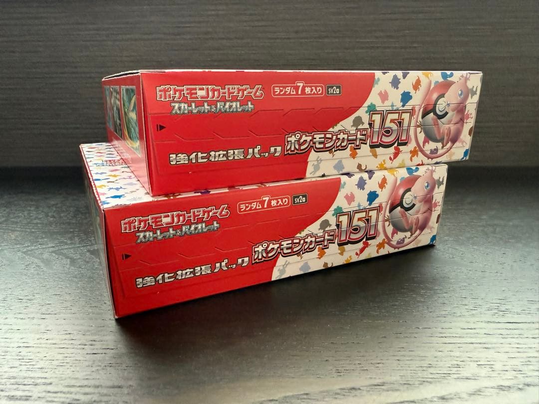t*0様 ポケモンカード151 パック 2箱セット