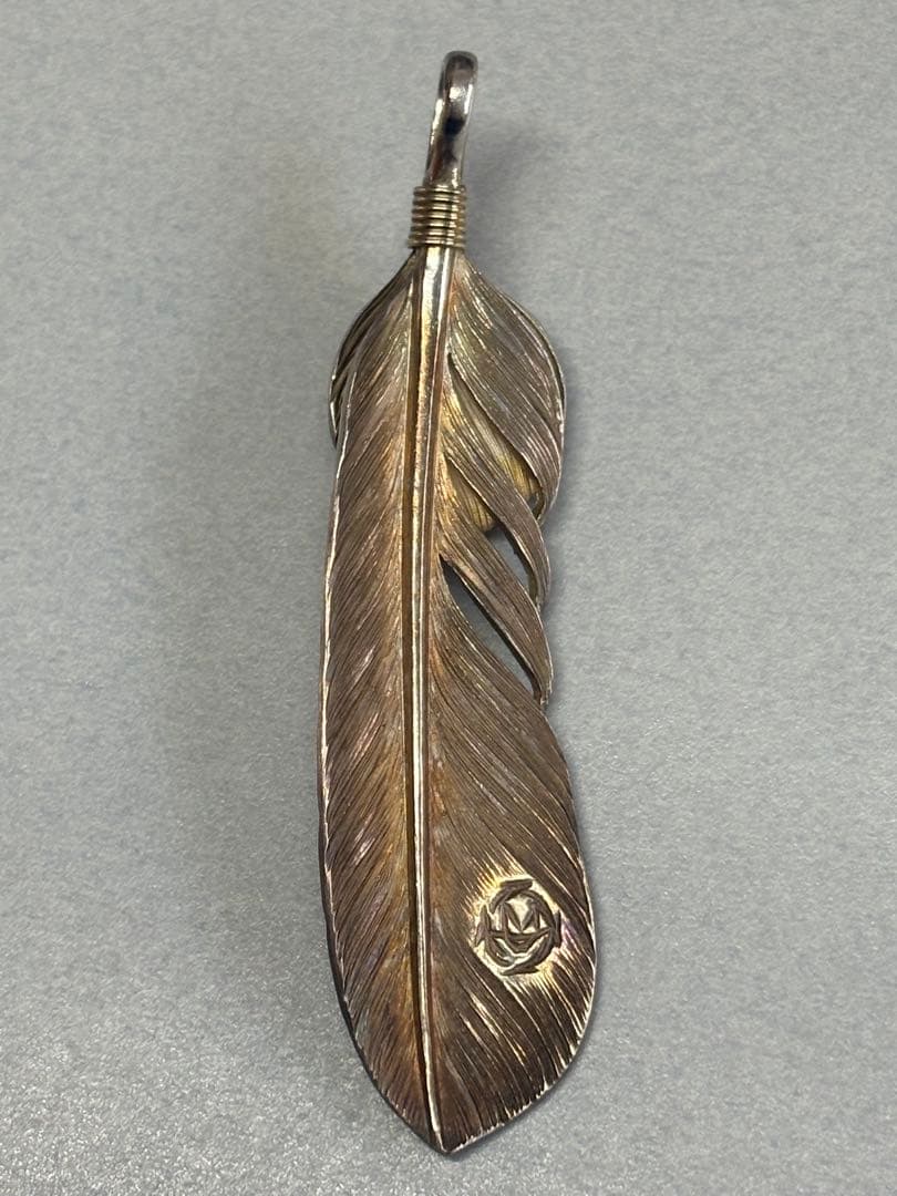 STUDIO MATILDA 上銀アメジスト付きフェザー　“Hydragen”