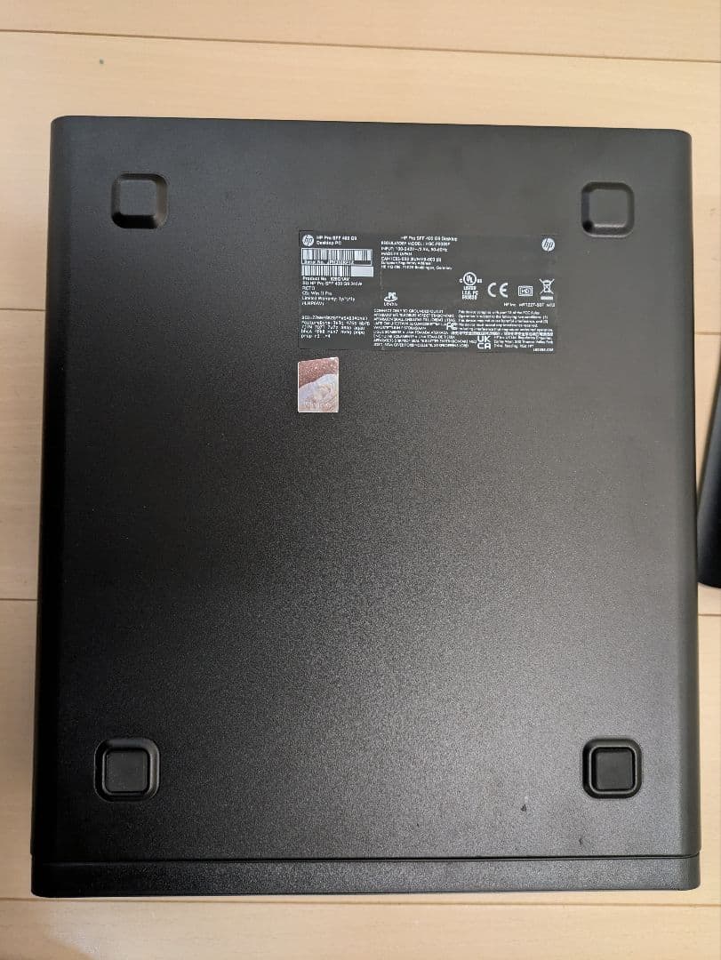 Windowsデスクトップ hp Pro SFF 400 G9 Core i3 12100 8GB