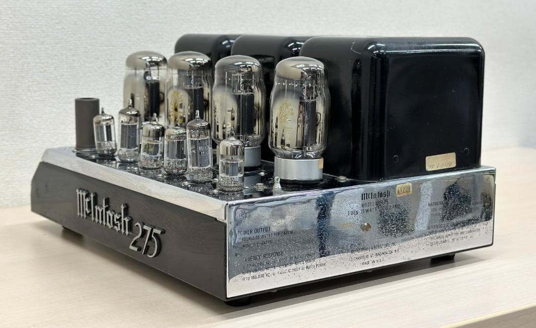 ■マッキントッシュ■MC275　パワーアンプ　真空管ステレオ　ヴィンテージ