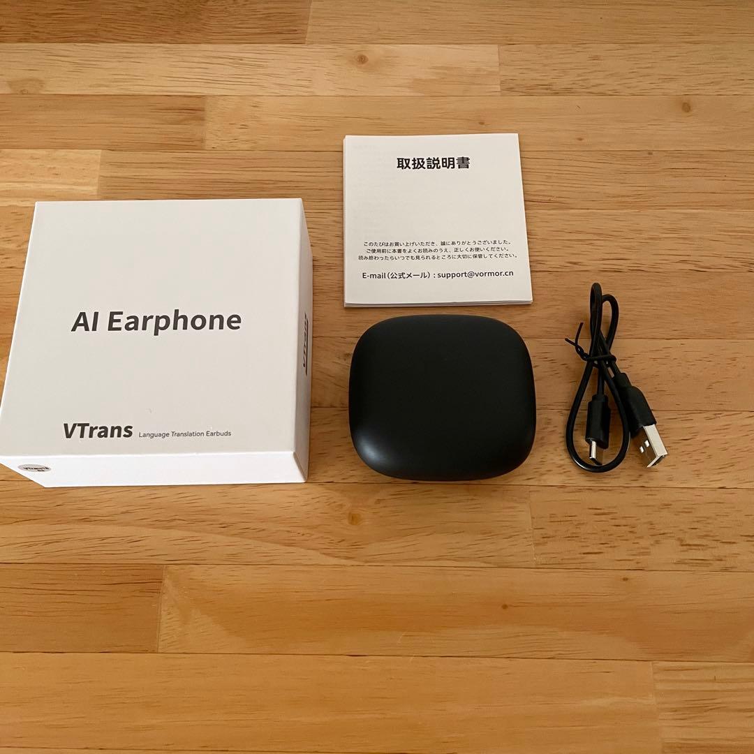 VTrans AI Earphone 言語翻訳機能付き