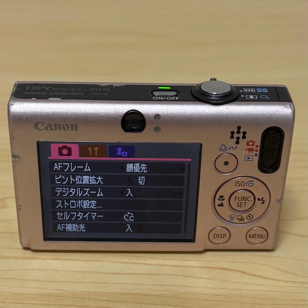 【動作確認済】Canon IXY DIGITAL 20IS ピンク デジカメ