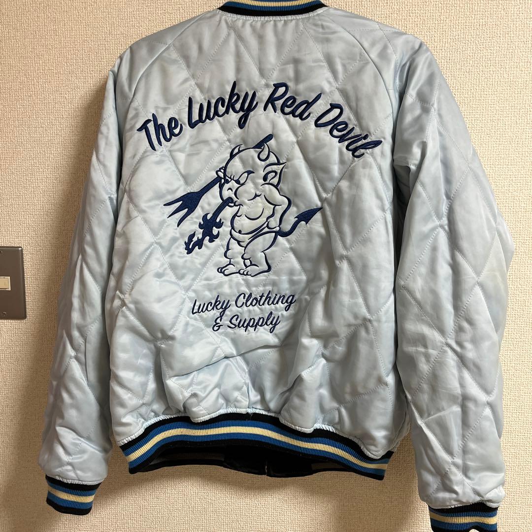 テッドマン　スカジャン　ブラック✖️ブルーＬ42