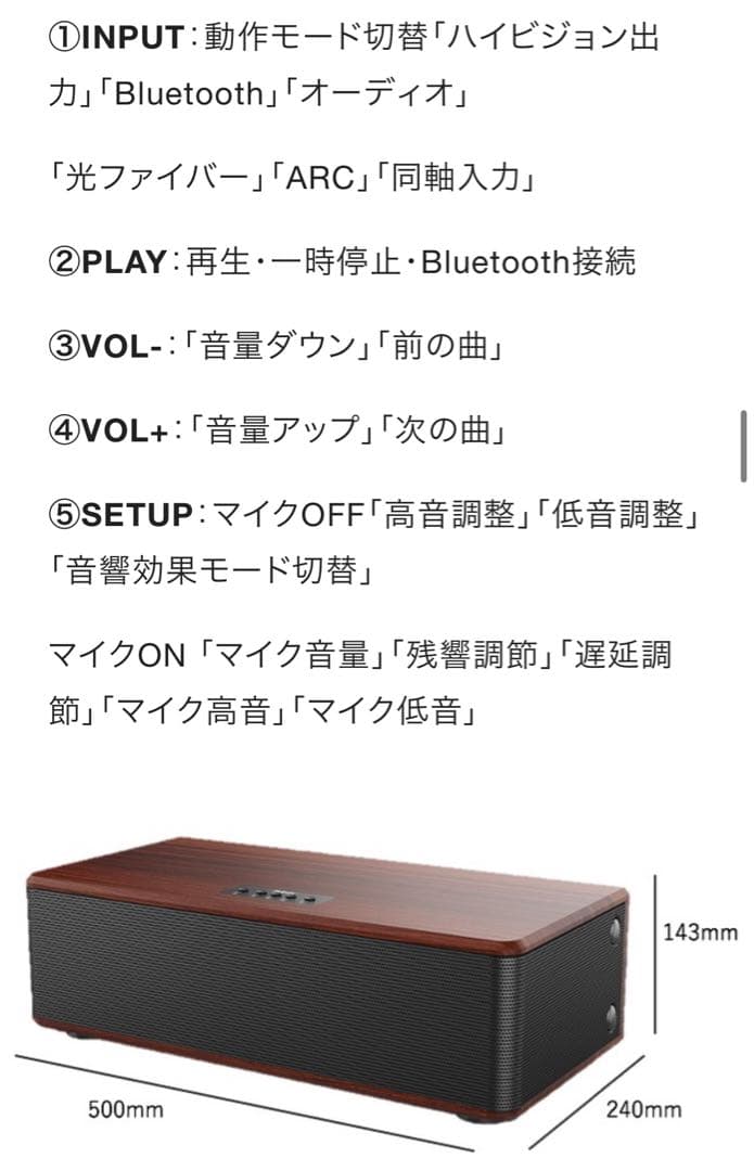 新品！HANZON サウンドボックス 無線マイク2本付き