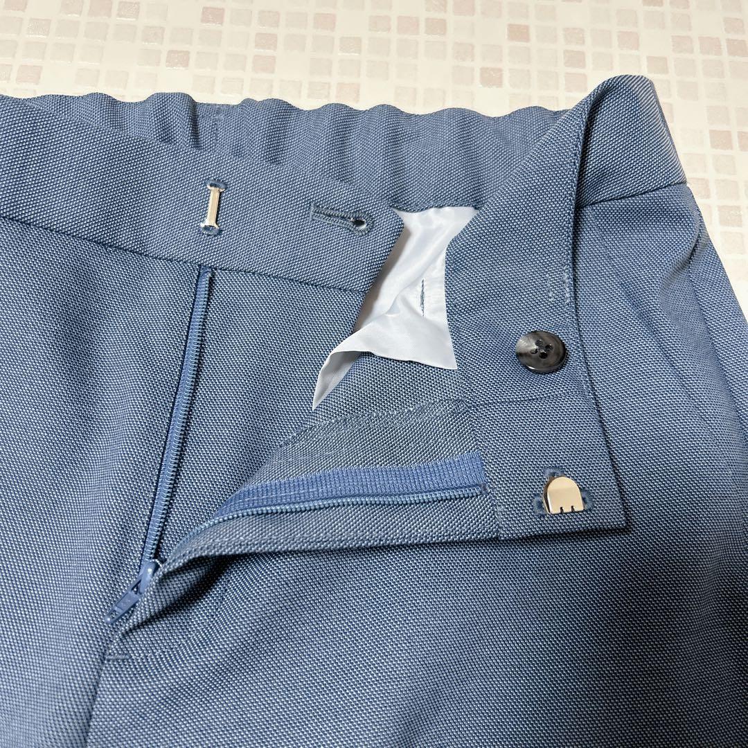 【美品】グリーンレーベルリラクシング パンツスーツ ノーカラー 36セットアップ