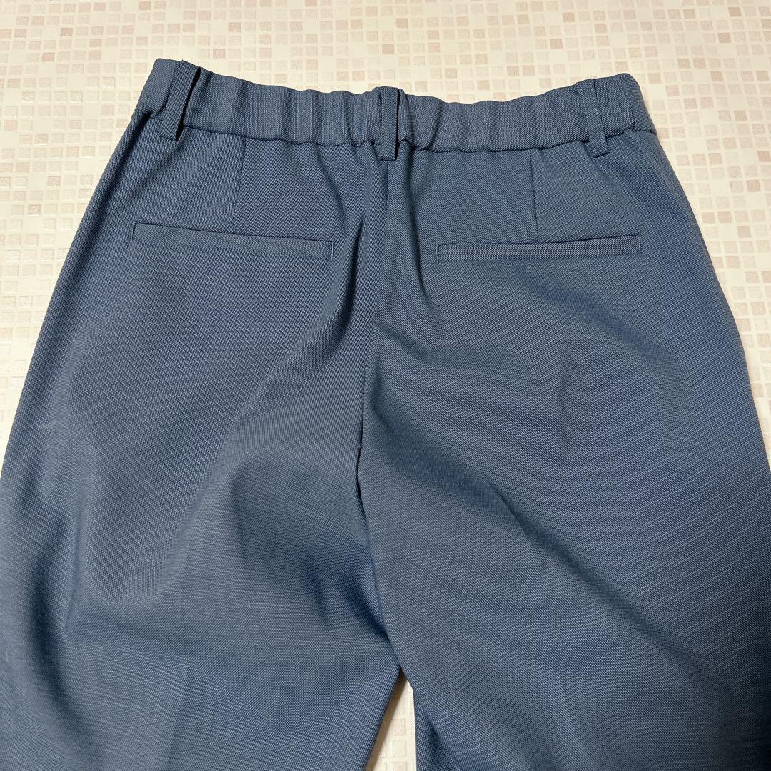 【美品】グリーンレーベルリラクシング パンツスーツ ノーカラー 36セットアップ