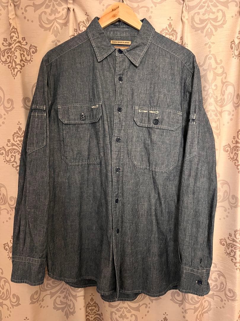リボンバッチ有　ナイジェルケーボン S-53 FIELD SHIRT