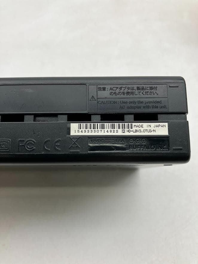 バッファロー　3.0対応　外付けハードディスク　（HD-LBV.30TU3/N）