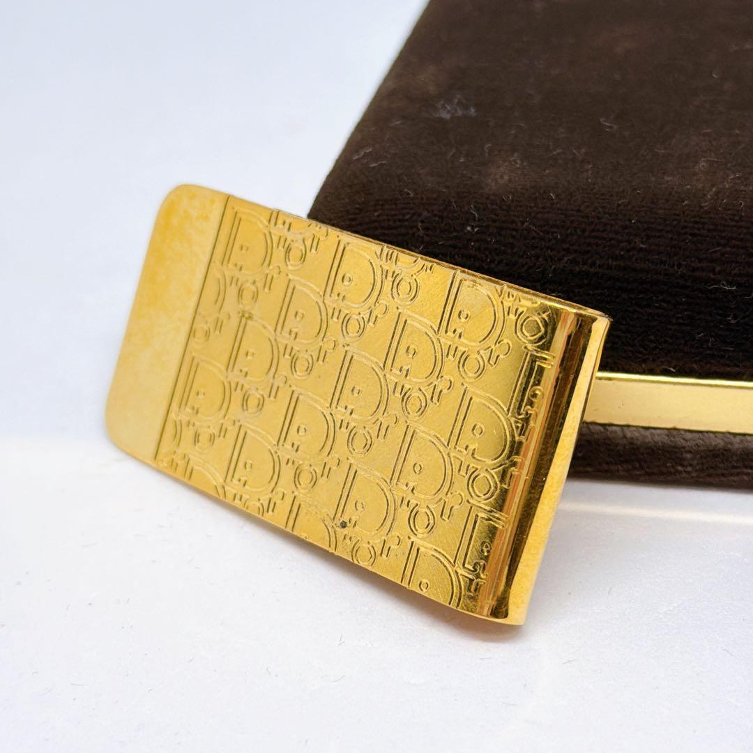 Dior ディオール マネークリップ ゴールド トロッター ロゴ 箱付