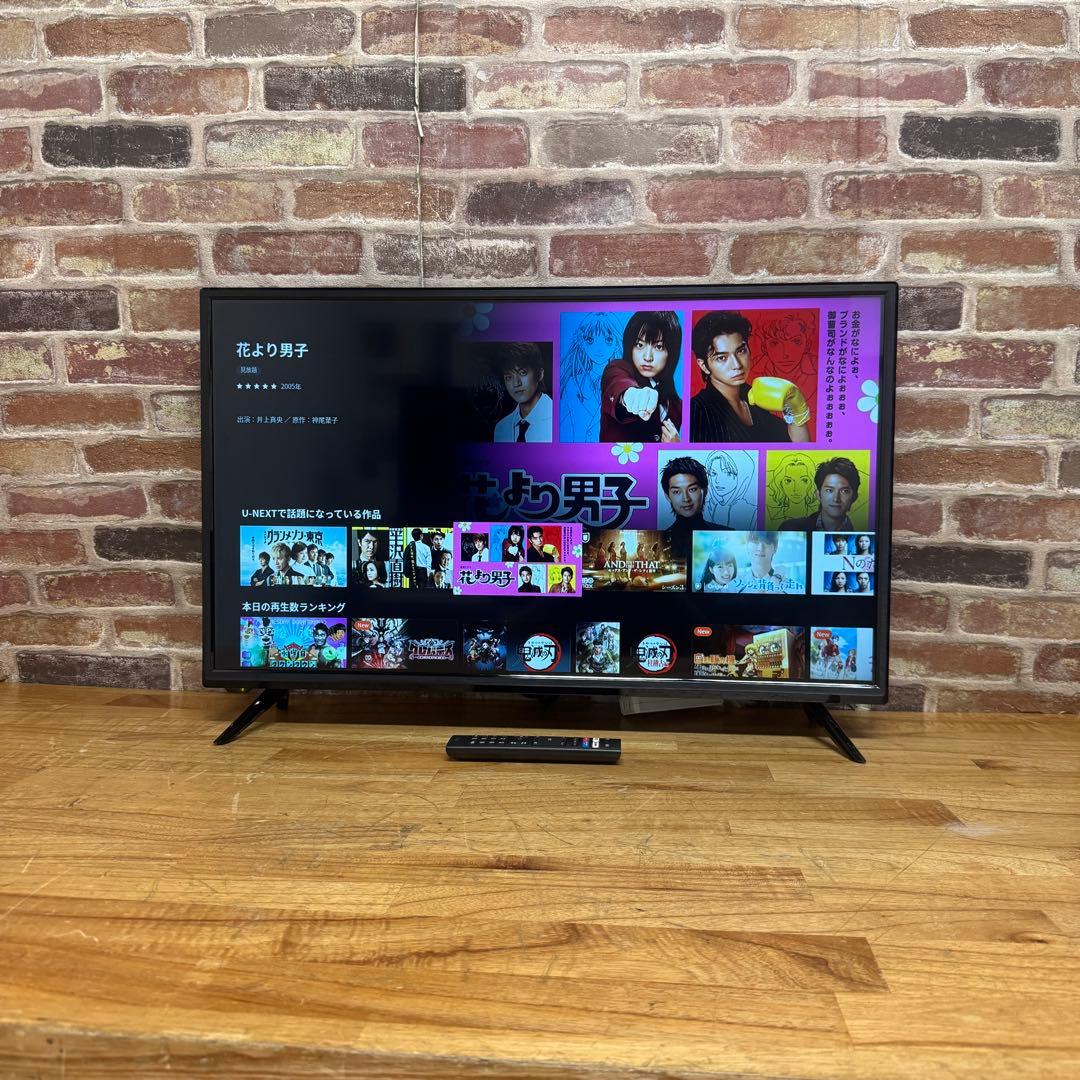 2022年製！32V型 チューナーレス 液晶テレビ スマートテレビ 動画アプリ○